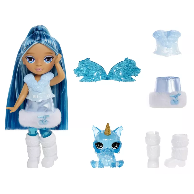 Rainbow High Littles Rainbow Fantasy haldjanukk- Sapphire (sinine)