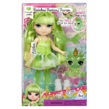 Rainbow High Littles Rainbow Fantasy haldjanukk- Emerald (roheline)