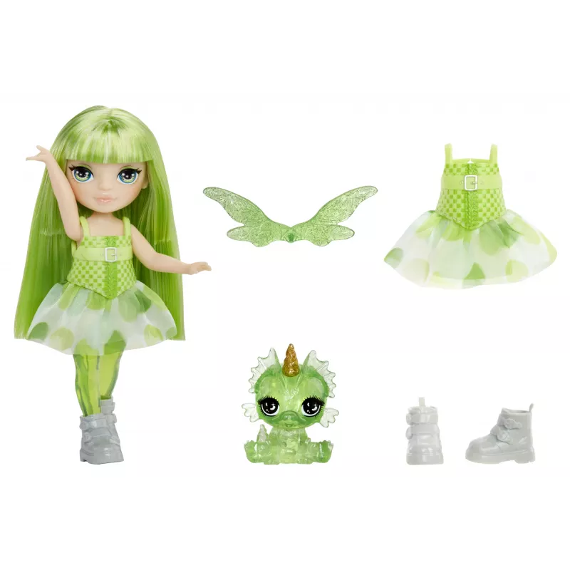 Rainbow High Littles Rainbow Fantasy haldjanukk- Emerald (roheline)