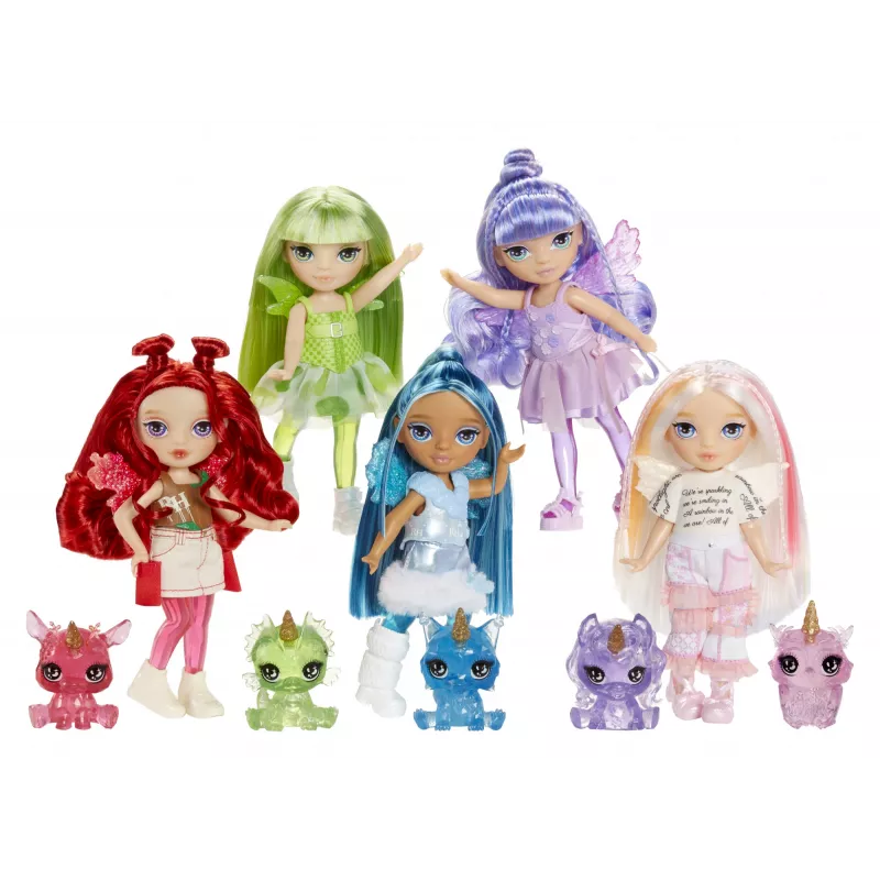 Rainbow High Littles Rainbow Fantasy haldjanukk- Emerald (roheline)