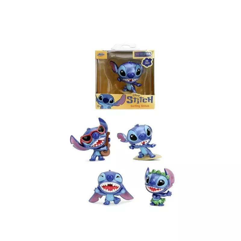 Metallfiguur Jada Toys Stitch 6,5 cm — kogutav tegelane, 4 tüüpi saadaval