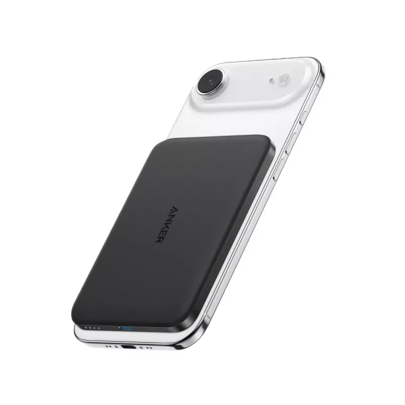 ANKER Nano Magnetiline Juhtmevaba Akupank 5000 mAh 15 W Must