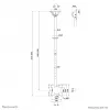 Neomounts teleri laekinnitus CL35-340BL22 maksimaalne kaal 45 kg 23–42 tolli