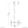 Laekinnitus Neomounts CL35-440BL16XL max 50kg 37-70 tolli