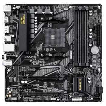 GIGABYTE B550M DS3H AC R2 emaplaat - AMD Ryzen 5000 protsessoritele, 5+3 faasi VRM, kuni 4733MHz DDR4 (O.C.), 1xPCIe 4.0 + 1xPCIe 3.0 M.2, Wi-Fi 5, 1GbE LAN, USB 3.2 Gen 1