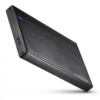 AXAGON EE25-XA6C kompaktne alumiiniumist USB-C 5Gbps – SATA 6G väline karp 2,5-tollisele SSD-le/HDD-le
