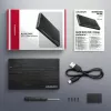 AXAGON EE25-XA6C kompaktne alumiiniumist USB-C 5Gbps – SATA 6G väline karp 2,5-tollisele SSD-le/HDD-le