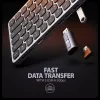 Axagon HMC-KB-NRD, USB 5Gbps jaam klaviatuuriga, HDMI 4K/60Hz, 3x USB-A, SD/mSD, heli, PD100, Põhjamaa paigutus