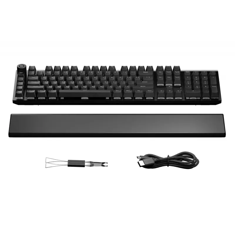 be quiet! Light Mount Silent Linear US ANSI klaviatuur Mängimine USB QWERTY US English Must