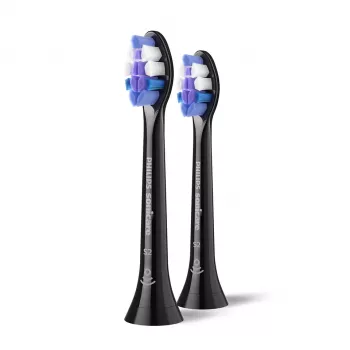 Philips Sensitive HX6052/88 2-pakendilised harjapead, 2 tk, Must, 3 kuu(d), Eriti pehme, Philips, Philips Sonicare