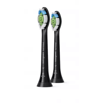 Philips Sonicare Optimal Valge HX6062/88 2-pack harjapead, 2 tk, Must, 3 kuu(d), Keskmine, 62000 liigutust minutis, Philips