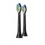 Philips Sonicare Optimal Valge HX6062/88 2-pack harjapead, 2 tk, Must, 3 kuu(d), Keskmine, 62000 liigutust minutis, Philips