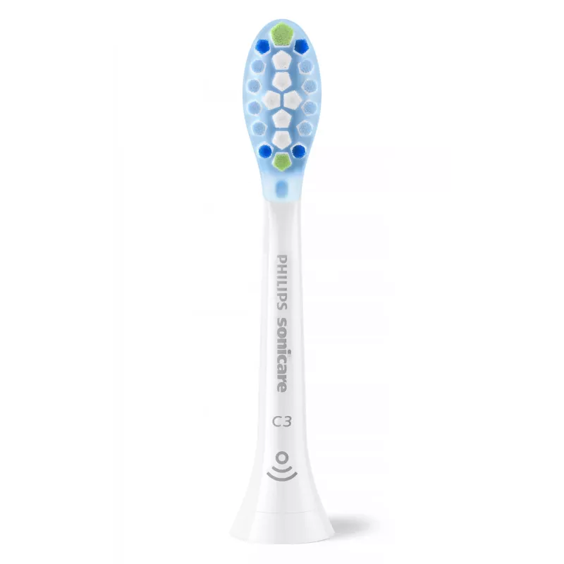 Philips Premium Plaque Defence HX9042/87 2-pakki harjapead, 2 tk, Valge, 3 kuud, Keskmine, Philips