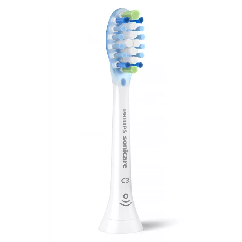 Philips Premium Plaque Defence HX9042/87 2-pakki harjapead, 2 tk, Valge, 3 kuud, Keskmine, Philips