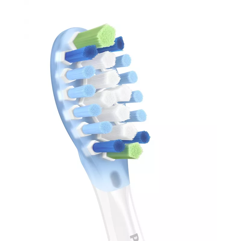 Philips Premium Plaque Defence HX9042/87 2-pakki harjapead, 2 tk, Valge, 3 kuud, Keskmine, Philips