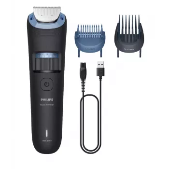 Habemetrimmer Philips BT3665/15 täismetallteradega, 0,5–20 mm, 40 astet, juhtmevaba, must