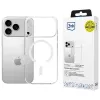 Kaitseümbris 3MK Armor MagCase Apple iPhone 17 Pro jaoks, magnetkinnitus, läbipaistev/suitsune viimistlus