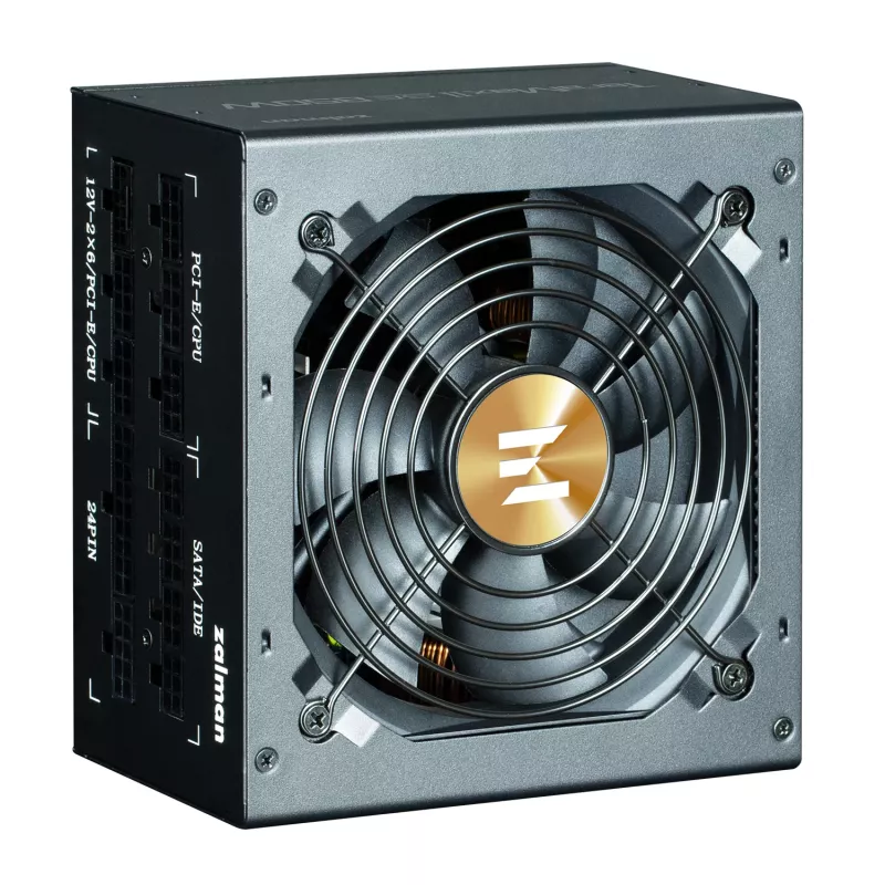 Toiteplokk Zalman TeramaxII SE 850 W ATX 18+10 pin, 80 PLUS Gold, 120 mm ventilaator, must