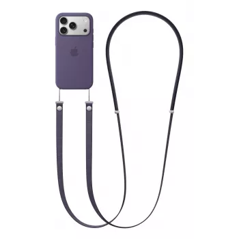 Crossbody Strap Apple MGGJ4ZM/A — lilla, taaskasutatud rPET ja roostevaba teras, pikkus 2,08 m