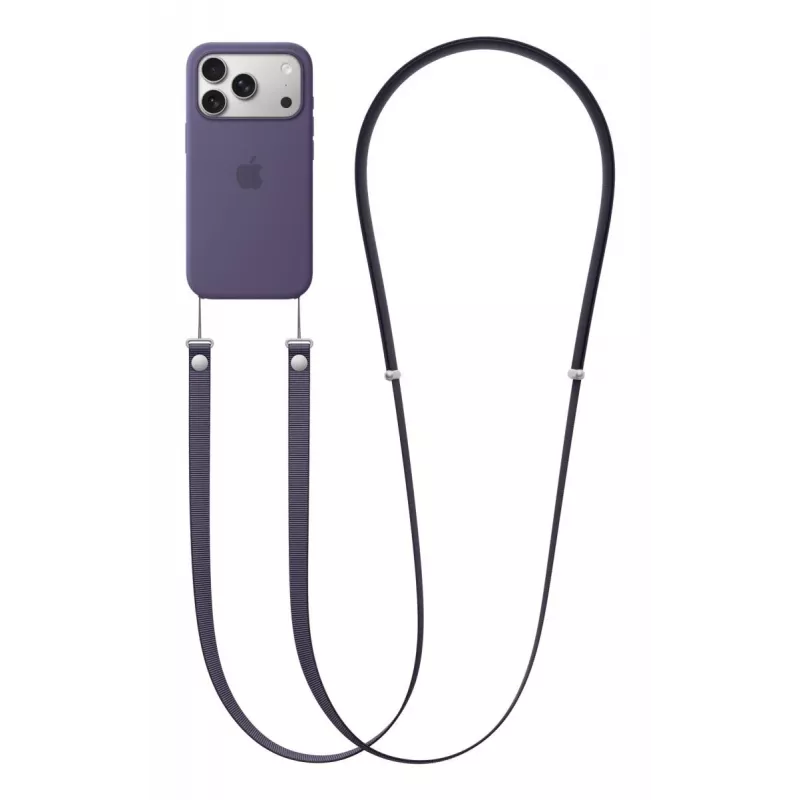 Crossbody Strap Apple MGGJ4ZM/A — lilla, taaskasutatud rPET ja roostevaba teras, pikkus 2,08 m