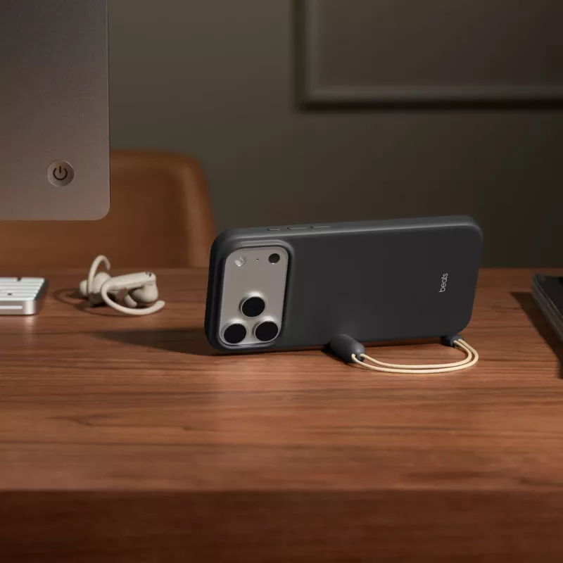 APPLE Beats iPhone 17 Pro Max - tugijalaga ümbris koos MagSafe'i ja kaamera juhtimisega - graniithall