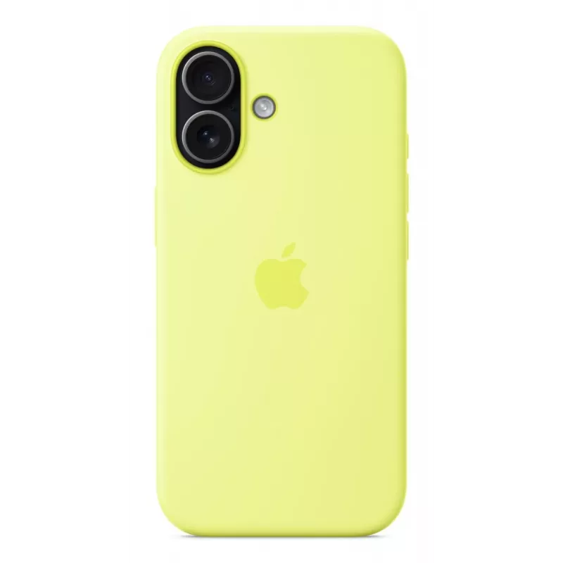 Cover Apple iPhone 17 Silicone Case with MagSafe Neon kollane