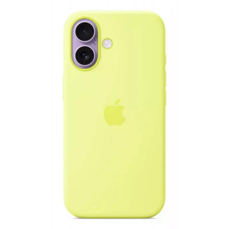 Cover Apple iPhone 17 Silicone Case with MagSafe Neon kollane