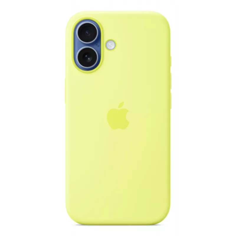 Cover Apple iPhone 17 Silicone Case with MagSafe Neon kollane