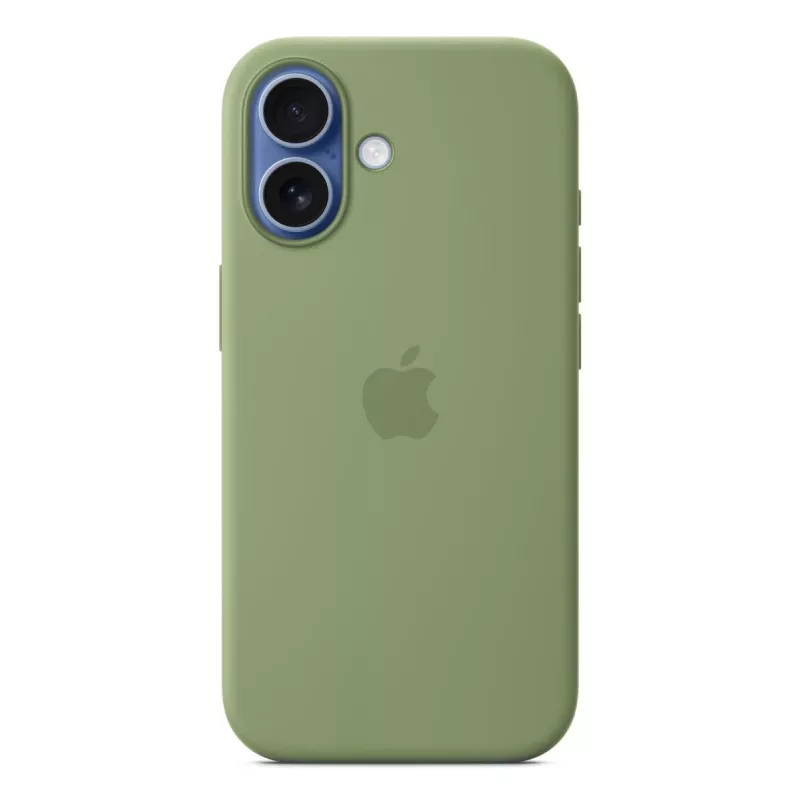 Silicone ümbris Apple iPhone 17 MagSafe Light Moss Cover roheline