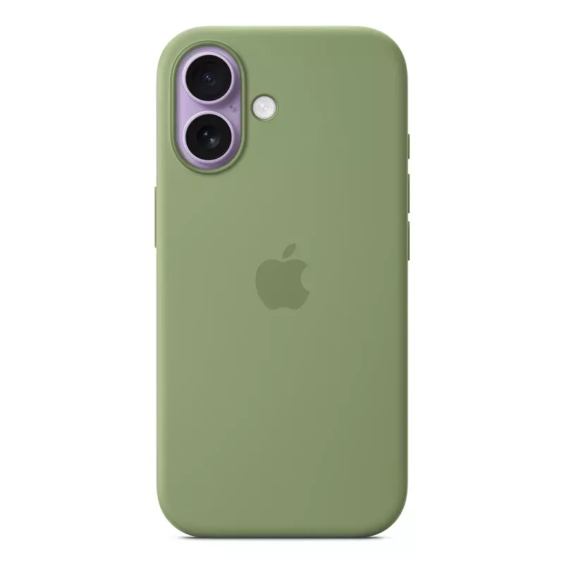 Silicone ümbris Apple iPhone 17 MagSafe Light Moss Cover roheline