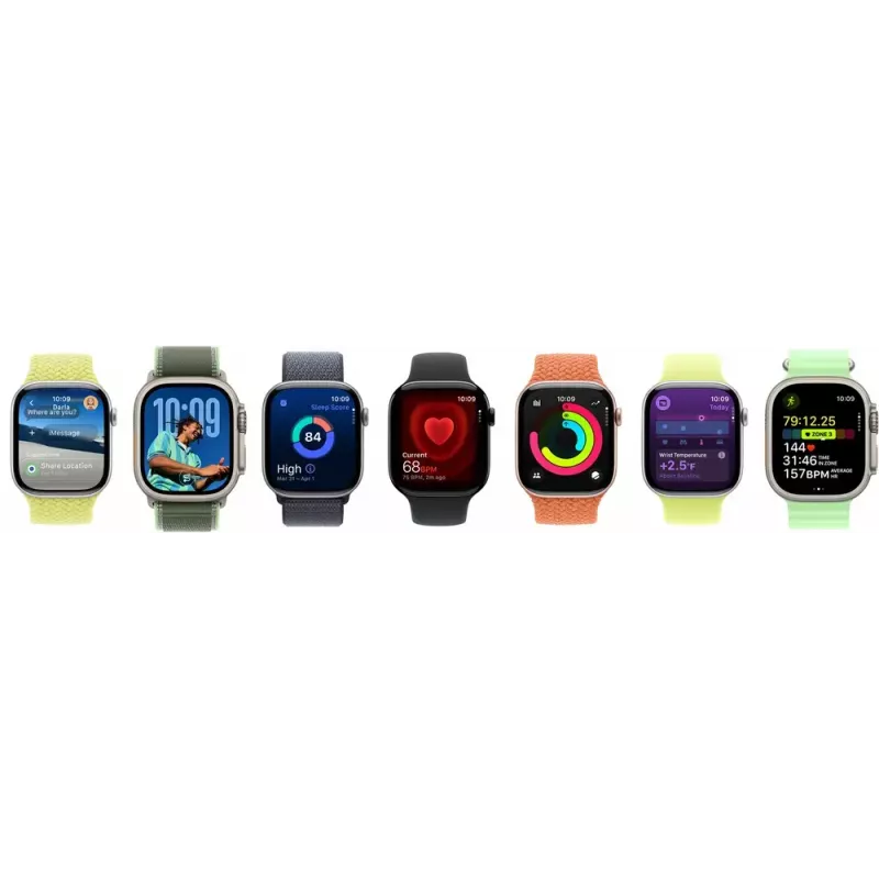 Apple Watch Series 11 GPS 42mm tumehall alumiiniumkorpuse ja musta Sport Band S/M-iga
