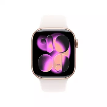 Apple Watch Series 11 GPS 42mm roosakuldne alumiiniumkorpuse ja heleroosa spordirihmaga S/M