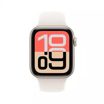 Apple Watch SE 3 GPS 44mm Starlight Aluminium Case with Starlight Sport Band M/L