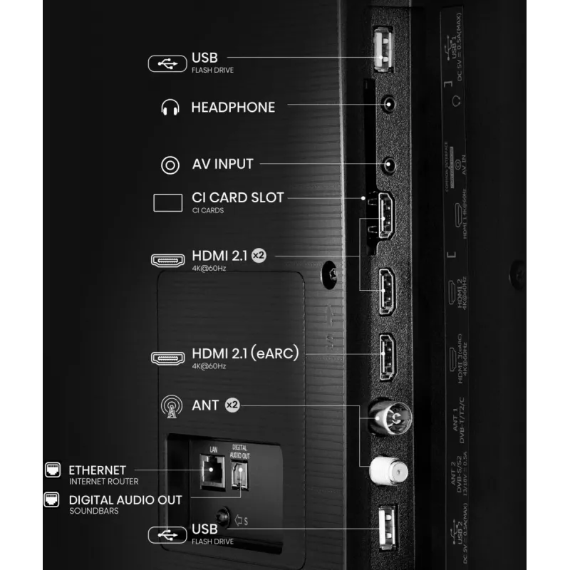 Hisense 50A6Q teler 127 cm (50 tolli) 4K Ultra HD Smart TV Wi-Fi Must 200 cd/m²