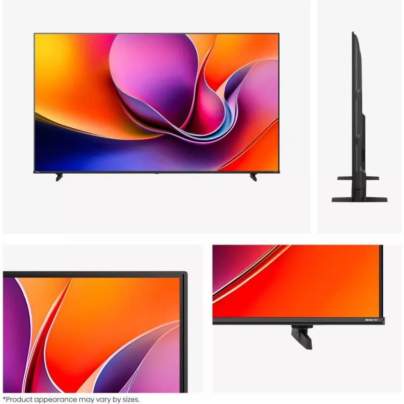 Hisense 50A6Q teler 127 cm (50 tolli) 4K Ultra HD Smart TV Wi-Fi Must 200 cd/m²