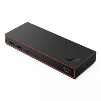 Docking station Lenovo ThinkPad USB4 Smart Dock 5500 — USB4 host, 4x USB-A Gen2, HDMI, Gigabit Ethernet, 135W adapter, Eclipse Must