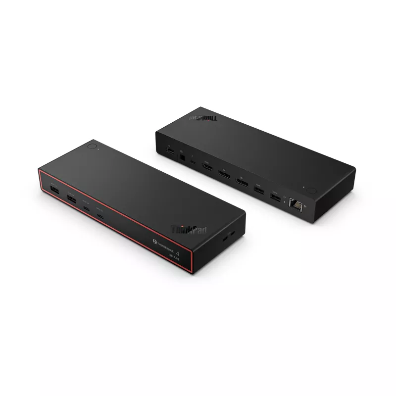 Lenovo ThinkPad Thunderbolt 4 Smart Dock Gen2 7500 juhtmega must 100W toiteedastus 2500Mbit/s