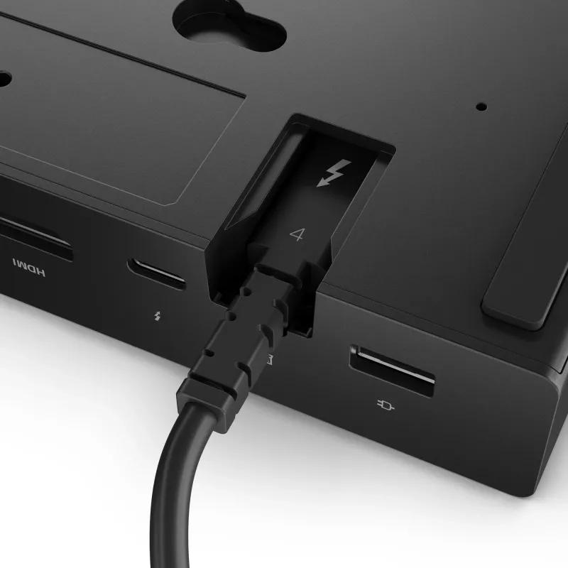 Lenovo ThinkPad Thunderbolt 4 Smart Dock Gen2 7500 juhtmega must 100W toiteedastus 2500Mbit/s