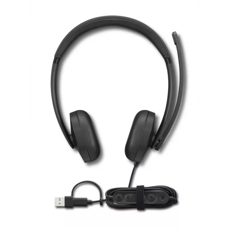 Lenovo VoIP Peakomplekt 5000 Juhtmega Peakomplekt Kontori/Kõnekeskuse USB USB-C Must