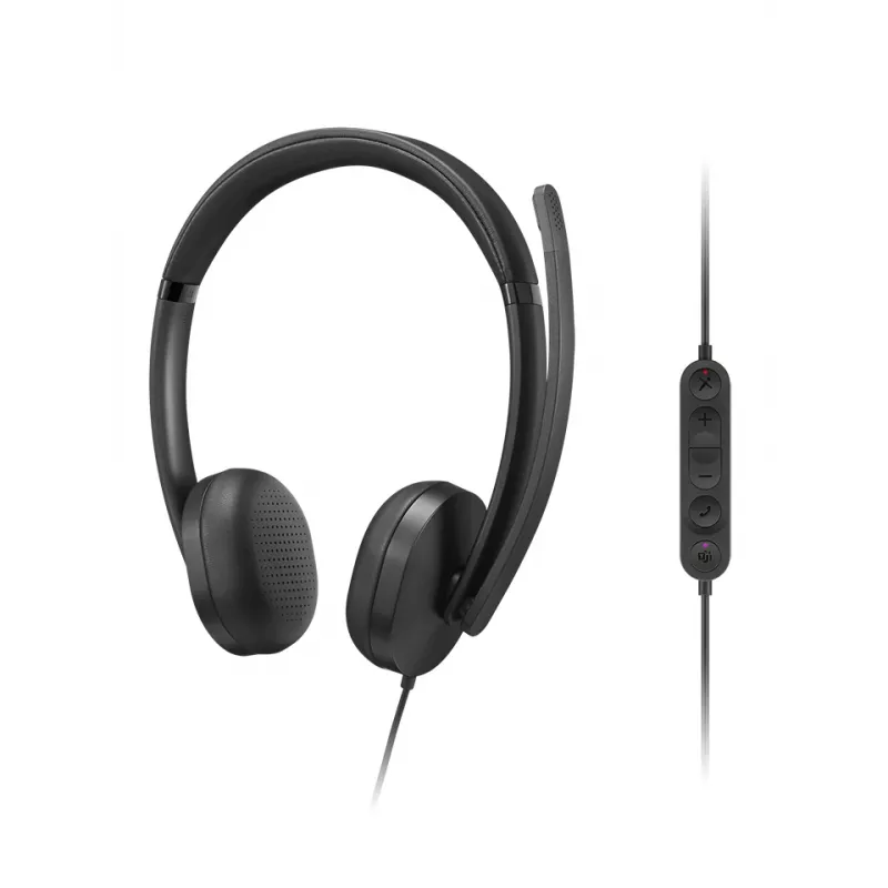 Lenovo VoIP Peakomplekt 5000 Juhtmega Peakomplekt Kontori/Kõnekeskuse USB USB-C Must