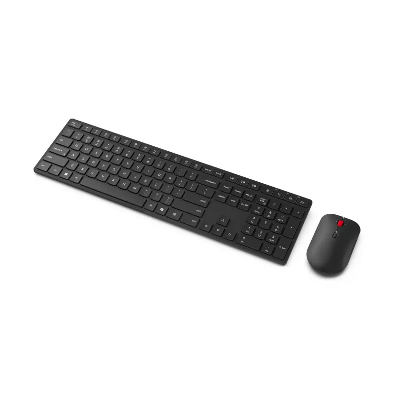 Lenovo 4X31S04848 klaviatuur hiirega kontori RF-juhtmevaba + Bluetooth US English must