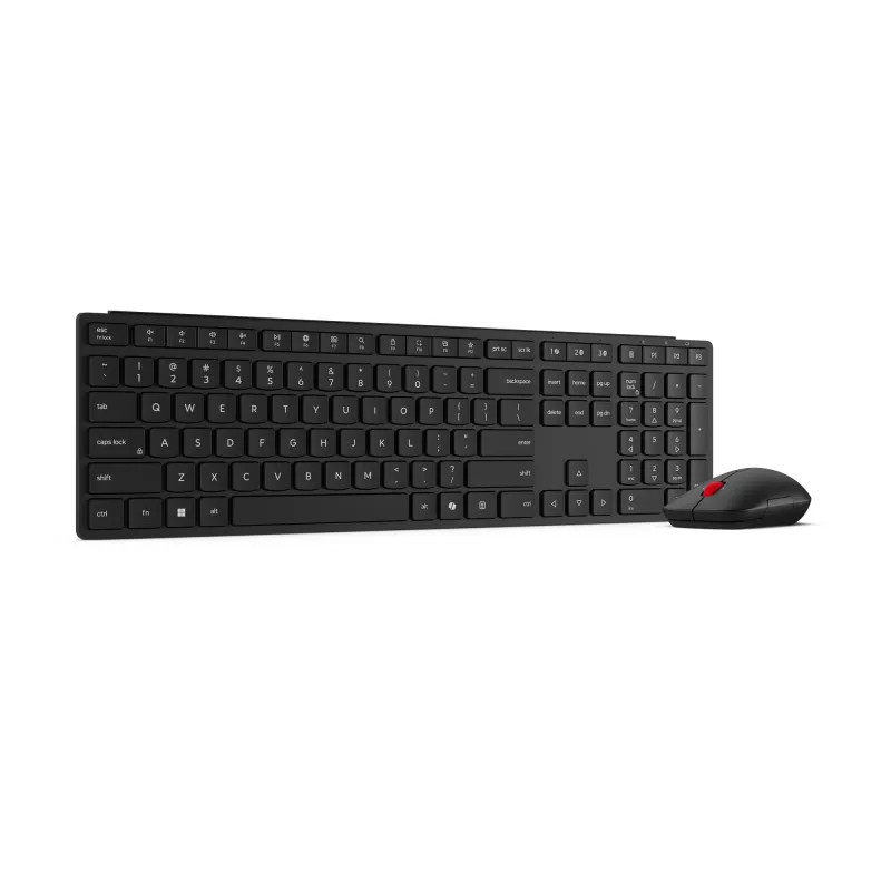 Lenovo 4X31S04848 klaviatuur hiirega kontori RF-juhtmevaba + Bluetooth US English must