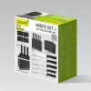 Kööginugade komplekt Maestro MR-1412-Must nugade ja lõikelaudade komplekt