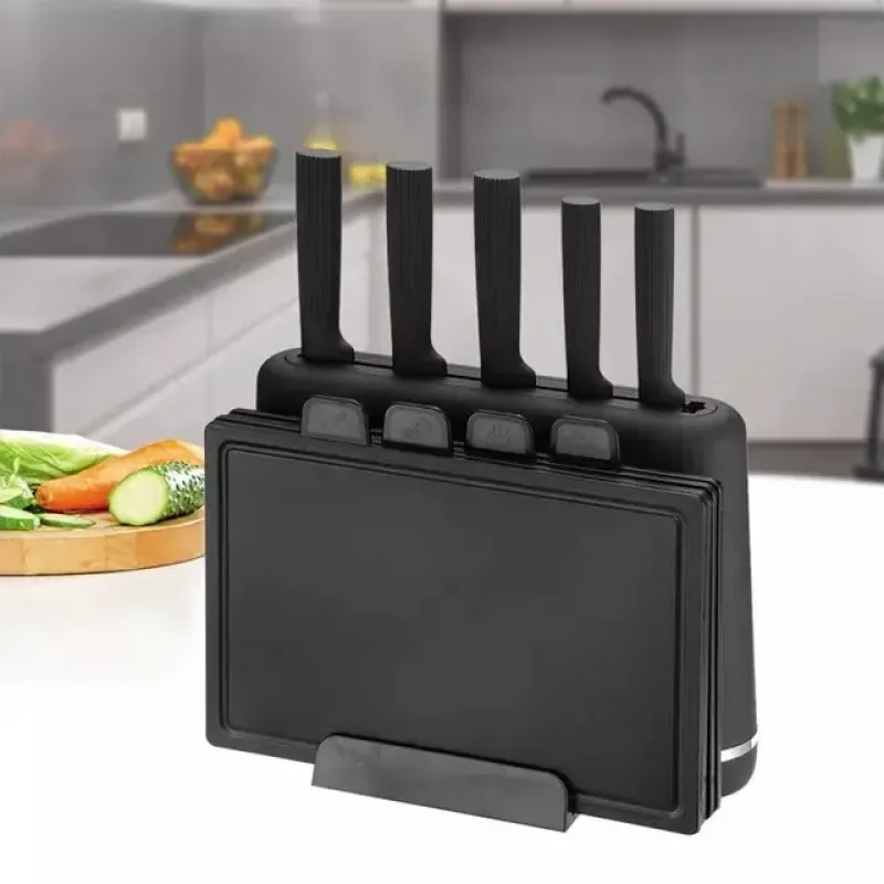 Kööginugade komplekt Maestro MR-1412-Must nugade ja lõikelaudade komplekt