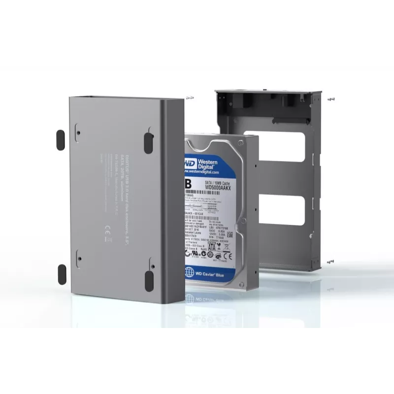 HDD-korpus Digitus DA-71106-1 USB 3.0 3,5-tolline SATA 16TB Alumiinium