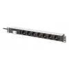 DIGITUS PDU - 1U Alumiiniumist rack-kinnitusega 7x turvapistikupesa 16A 4000W 250VAC 50/60Hz 1x kaitselüliti