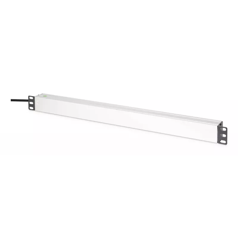 DIGITUS PDU - Alumiiniumist riiulisse paigaldatav sagedusfilter 2m 16A 3600W 230VAC 50/60Hz 7x turvaline 2x pistikupesa