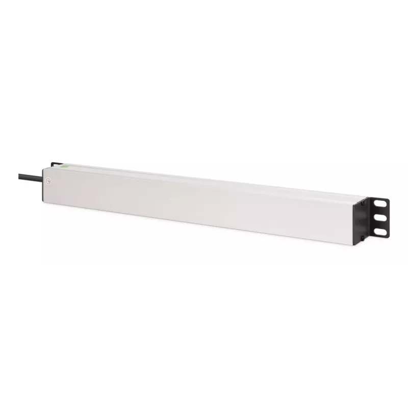 DIGITUS PDU - 1U alumiiniumist raamile paigaldatav 8x turvapistikupesa 1x pistikupesa 16A 230VAC 50/60Hz IEC C20 pistik