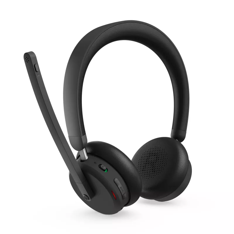 Lenovo ANC Peakomplekt 6550 Juhtmevaba Peapael Kontori/Kõnekeskuse USB USB-C Bluetooth Must