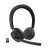Lenovo ANC Peakomplekt 6550 Juhtmevaba Peapael Kontori/Kõnekeskuse USB USB-C Bluetooth Must